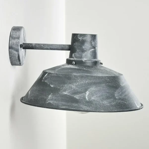 hofstein Applique murale d'extérieur Maloja Gris, Blanc, 1 lumière* Lampes Modernes