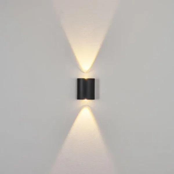 hofstein Applique murale d'extérieur Oiba LED Gris, 1 lumière* Lampes Modernes