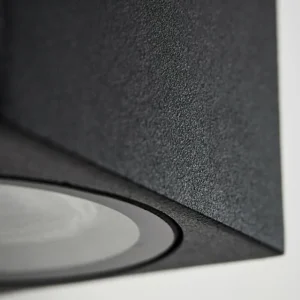 hofstein Applique murale d'extérieur Nordborg LED Noir, 1 lumière* Lampes Modernes