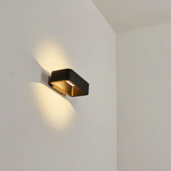 hofstein Applique murale d'extérieur Strandbyn LED Noir, 1 lumière* Lampes Modernes