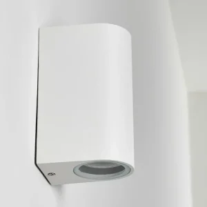 hofstein Applique murale d'extérieur Nordborg LED Blanc, 2 lumières* Lampes Modernes