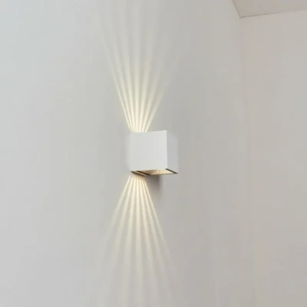 hofstein Applique murale d'extérieur Barrero LED Blanc, 1 lumière* Lampes Modernes