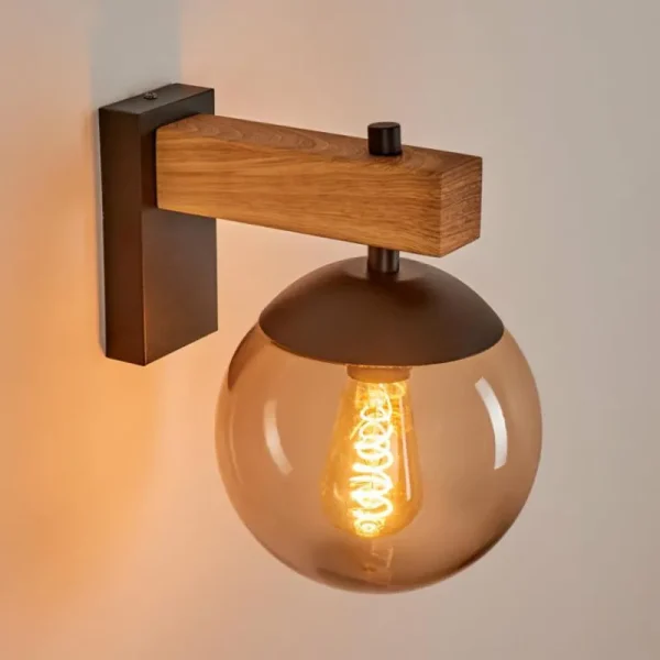hofstein Applique murale d'extérieur Pampita Couleur bois, 1 lumière* Lampes Modernes