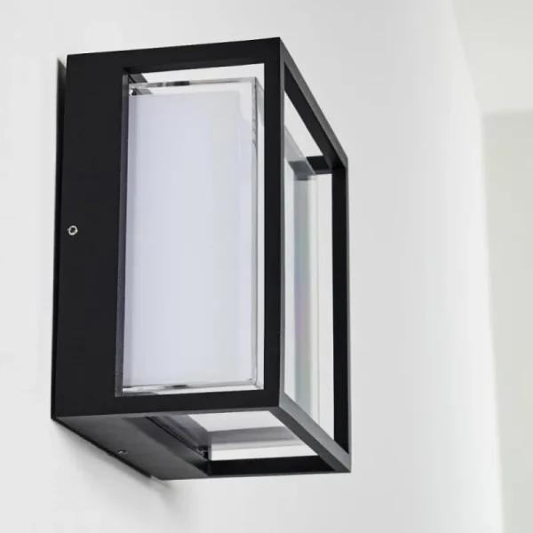 hofstein Applique murale d'extérieur Lysabild LED Noir, 1 lumière* Lampes Modernes
