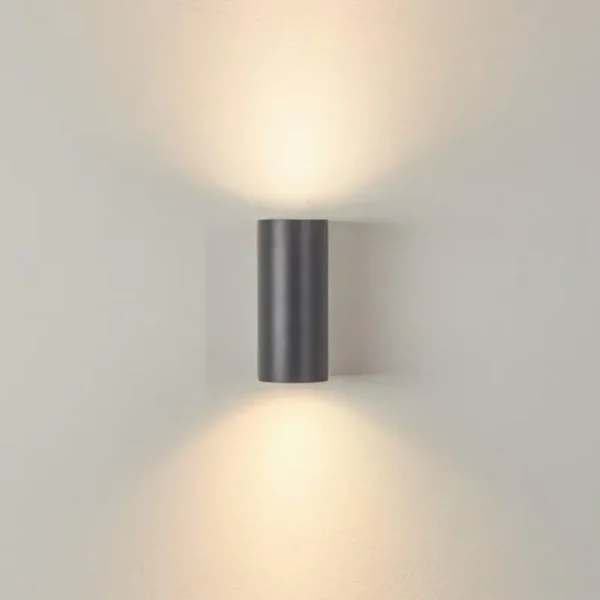 hofstein Applique murale d'extérieur Kingstown Anthracite, 2 lumières* Lampes Modernes