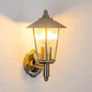 hofstein Applique murale d'extérieur Moskau Acier inoxydable, 1 lumière* Lampes Modernes
