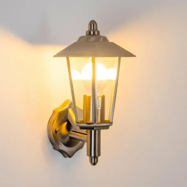 hofstein Applique murale d'extérieur Moskau Acier inoxydable, 1 lumière* Lampes Modernes
