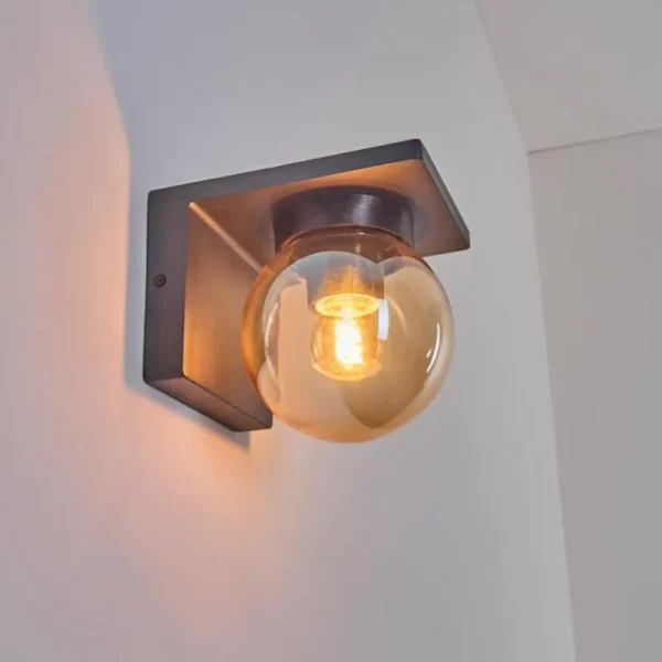 hofstein Applique murale d'extérieur Aquin Anthracite, 1 lumière* Lampes Modernes