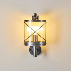 hofstein Applique murale d'extérieur Chamesol Brun, Argenté, 1 lumière* Lampes Modernes