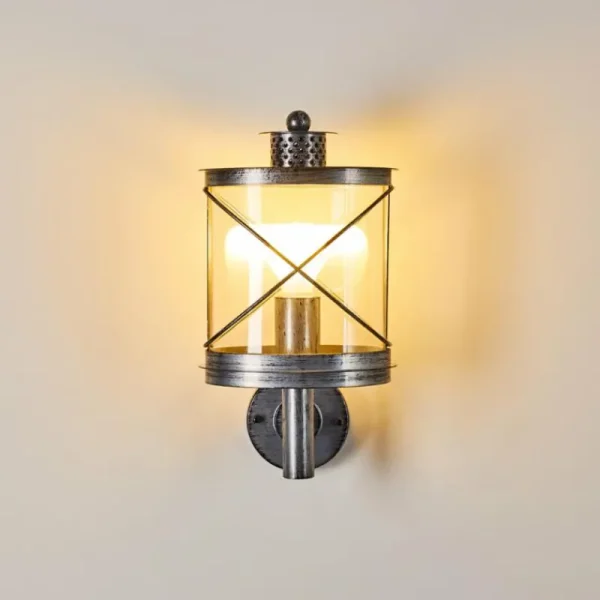 hofstein Applique murale d'extérieur Chamesol Brun, Argenté, 1 lumière* Lampes Modernes