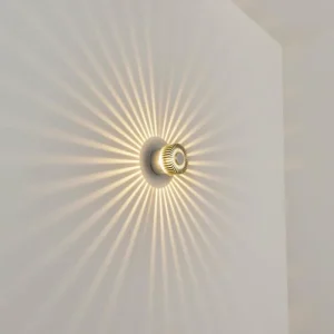 hofstein Applique murale d'extérieur Vilches LED Aluminium, Argenté, 1 lumière* Lampes Modernes