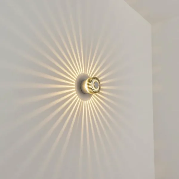 hofstein Applique murale d'extérieur Vilches LED Aluminium, Argenté, 1 lumière* Lampes Modernes