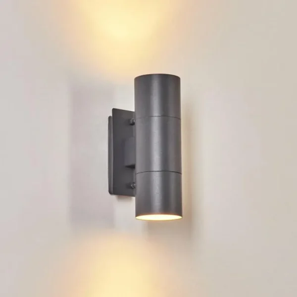 hofstein Applique murale d'extérieur Malaga Anthracite, 2 lumières* Lampes Modernes