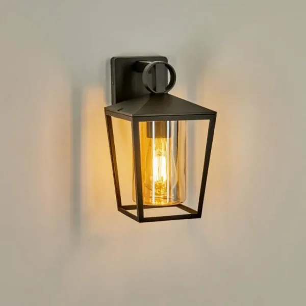 hofstein Applique murale d'extérieur Heinonen Noir, 1 lumière* Lampes Modernes