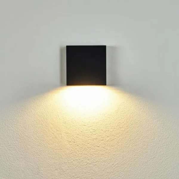 hofstein Applique murale d'extérieur Spidern LED Noir, Blanc, 1 lumière* Lampes Modernes