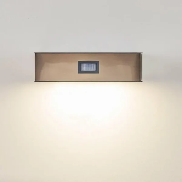 hofstein Applique murale d'extérieur LED Nickel mat, 1 lumière* Lampes Modernes