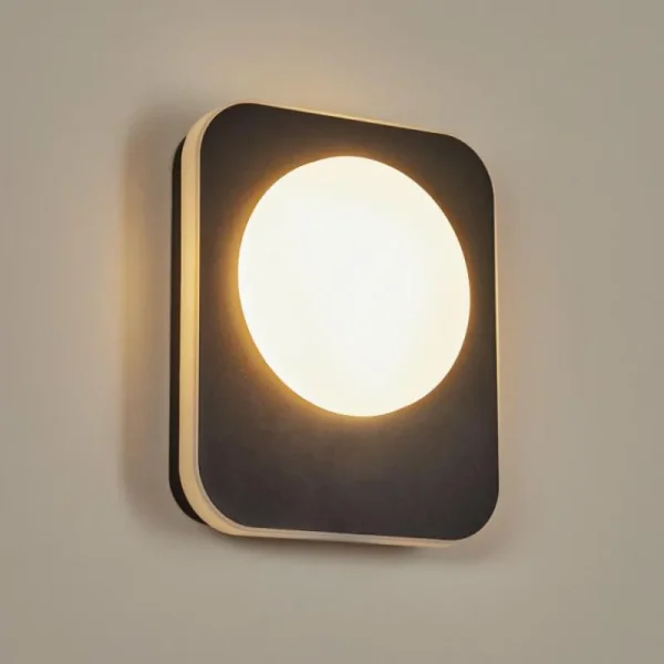 hofstein Applique murale d'extérieur Haga LED Noir, 1 lumière* Lampes Modernes