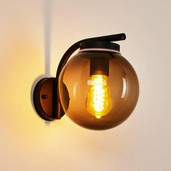 hofstein Applique murale d'extérieur Rombotten Noir, 1 lumière* Lampes Modernes