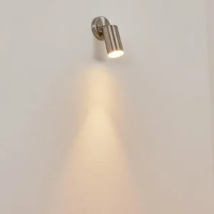 hofstein Applique murale d'extérieur Bessiebelle Acier inoxydable, Blanc, 1 lumière* Lampes Modernes