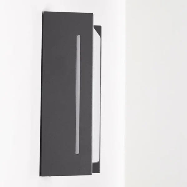 hofstein Applique murale d'extérieur Torhamn LED Anthracite, 1 lumière* Lampes Modernes