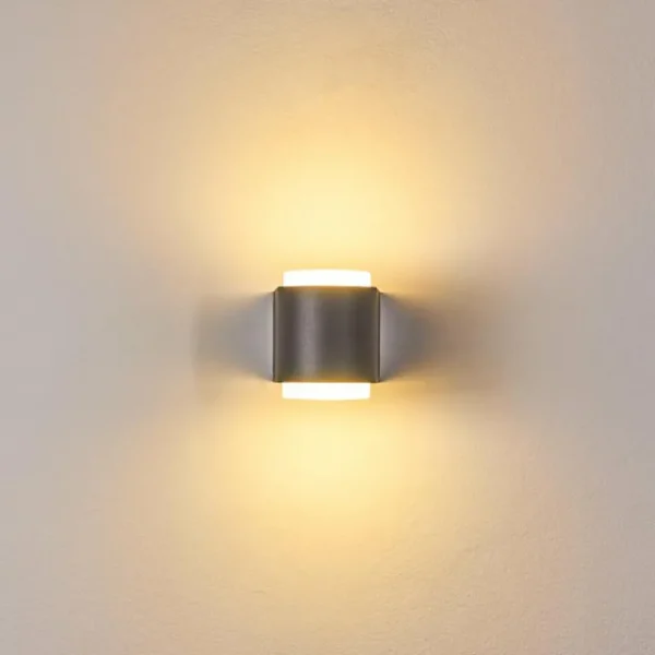 hofstein Applique murale d'extérieur Mapiu LED Anthracite, 2 lumières* Lampes Modernes