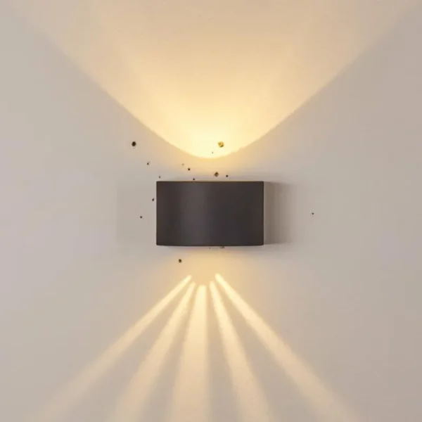 hofstein Applique murale d'extérieur Windhoek LED, 2 lumières* Lampes Modernes