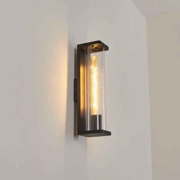 hofstein Applique murale d'extérieur Mataka Noir, 1 lumière* Lampes Modernes