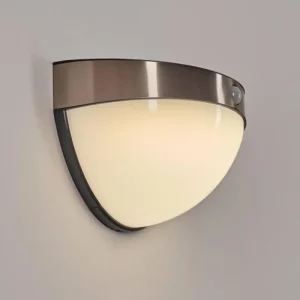 hofstein Applique murale d'extérieur Pori LED Chrome, 1 lumière, Détecteur de mouvement* Lampes Modernes