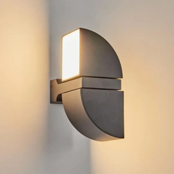 hofstein Applique murale d'extérieur Kontenga LED Anthracite, 2 lumières* Lampes Modernes