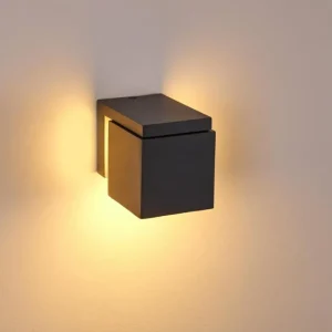 hofstein Applique murale d'extérieur Swanek LED Anthracite, 1 lumière* Lampes Modernes