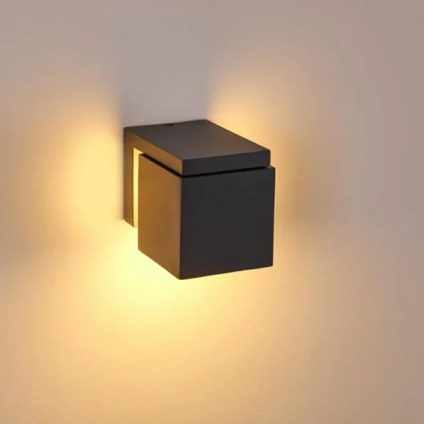 hofstein Applique murale d'extérieur Swanek LED Anthracite, 1 lumière* Lampes Modernes