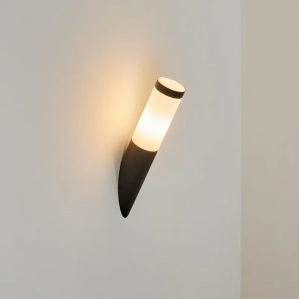 hofstein Applique murale d'extérieur Ruti Noir, 1 lumière* Lampes Modernes