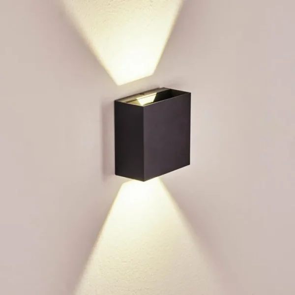 hofstein Applique murale d'extérieur Spidern LED Anthracite, 1 lumière* Lampes Modernes