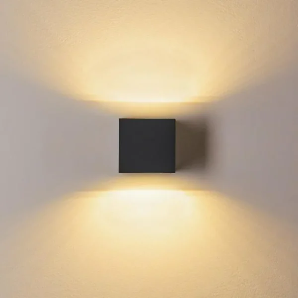 hofstein Applique murale d'extérieur Spidern LED Anthracite, 1 lumière* Lampes Modernes