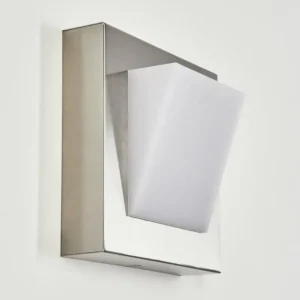 hofstein Applique murale d'extérieur Stearns LED Nickel mat, 1 lumière* Lampes Modernes