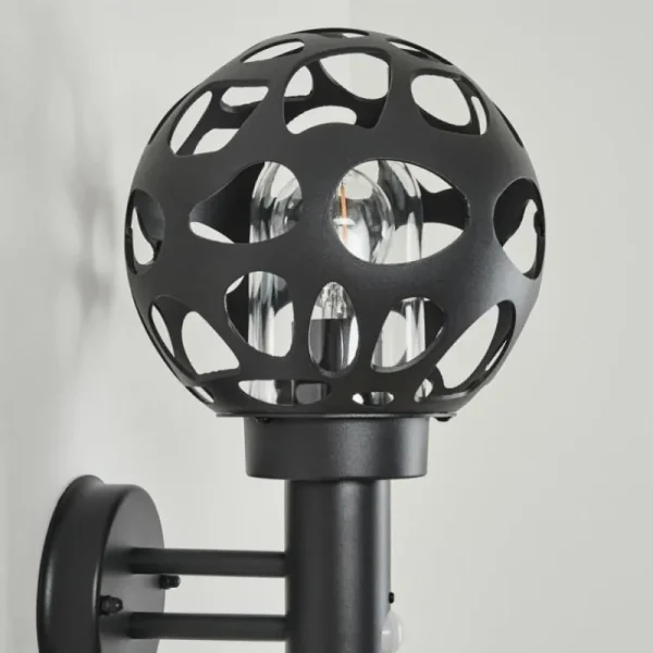 hofstein Applique murale d'extérieur Saaseg Anthracite, 1 lumière, Détecteur de mouvement* Lampes Modernes