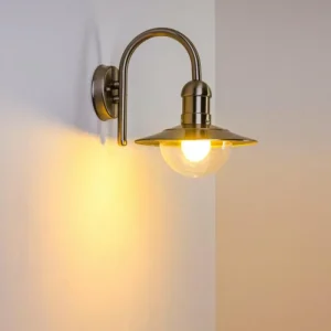 hofstein Applique murale d'extérieur Elima Acier inoxydable, 1 lumière* Lampes Modernes