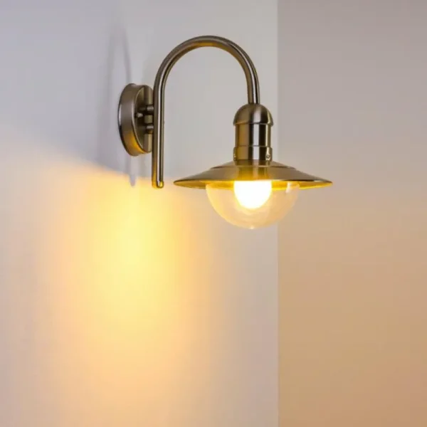 hofstein Applique murale d'extérieur Elima Acier inoxydable, 1 lumière* Lampes Modernes