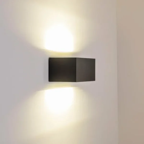hofstein Applique murale d'extérieur GEMINI LED Anthracite, 1 lumière* Lampes Modernes