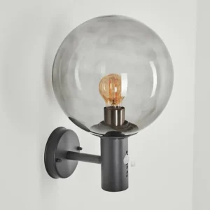 hofstein Applique murale d'extérieur Bostarenga Anthracite, 1 lumière, Détecteur de mouvement* Lampes Modernes