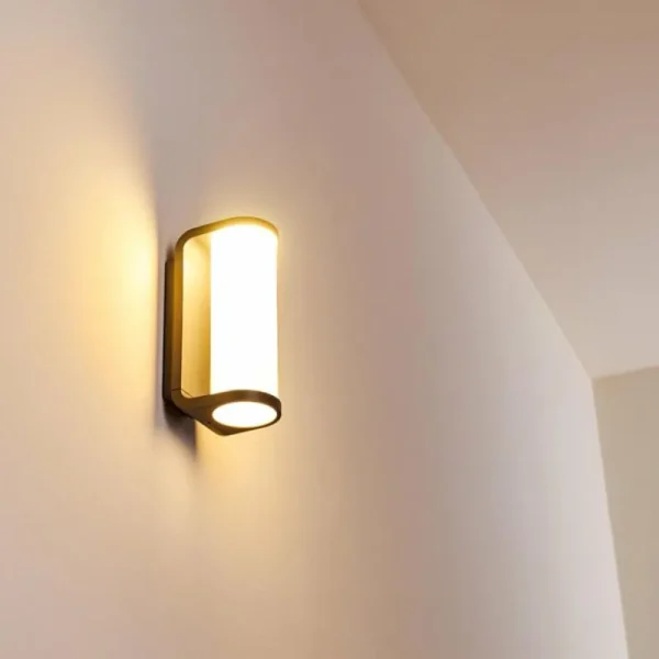 hofstein Applique murale d'extérieur Novelle LED Anthracite, 1 lumière* Lampes Modernes