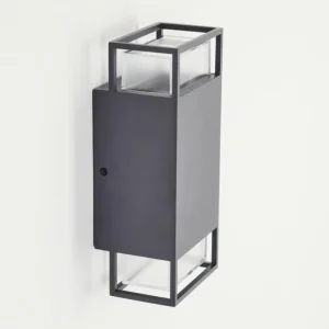 hofstein Applique murale d'extérieur Ramalhal Anthracite, 2 lumières* Lampes Modernes
