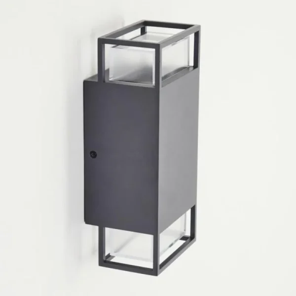 hofstein Applique murale d'extérieur Ramalhal Anthracite, 2 lumières* Lampes Modernes