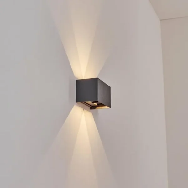 hofstein Applique murale d'extérieur Tamarin LED Anthracite, 1 lumière* Lampes Modernes