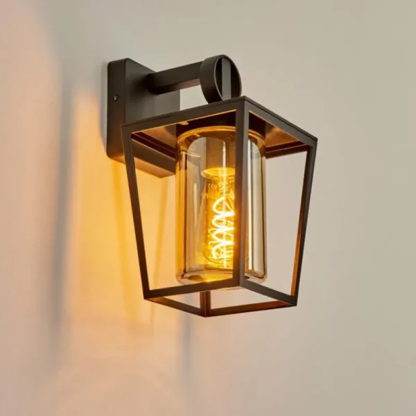 hofstein Applique murale d'extérieur Heinonen Noir, 1 lumière* Lampes Modernes