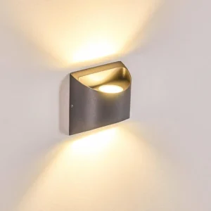hofstein Applique murale d'extérieur Vikom LED Anthracite, 2 lumières* Lampes Modernes