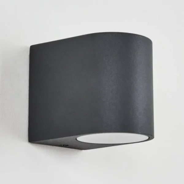 hofstein Applique murale d'extérieur Skaabu Noir, Blanc, 1 lumière* Lampes Modernes