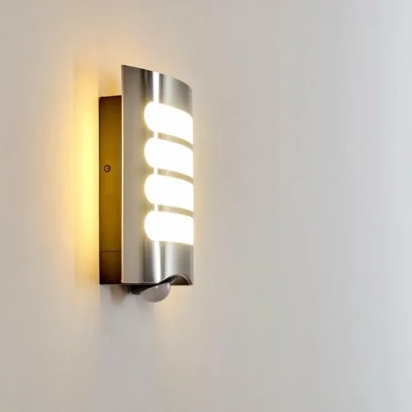 hofstein Applique murale d'extérieur Meja LED Anthracite, 1 lumière, Détecteur de mouvement* Lampes Modernes
