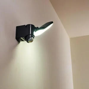 hofstein Applique murale d'extérieur Larvik LED Anthracite, 1 lumière, Détecteur de mouvement* Lampes Modernes