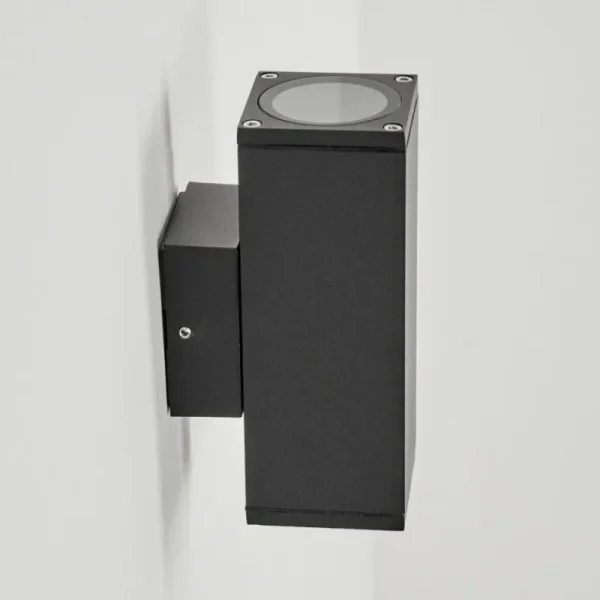 hofstein Applique murale d'extérieur Kastari Anthracite, 2 lumières* Lampes Modernes